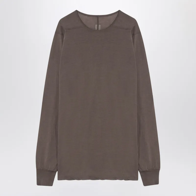 Dust-Coloured T-Shirt In Cotton made by Rick Owens