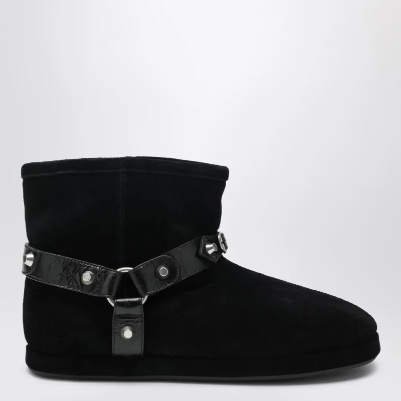 Black Alaska Soft Ankle Boots made by Balenciaga
