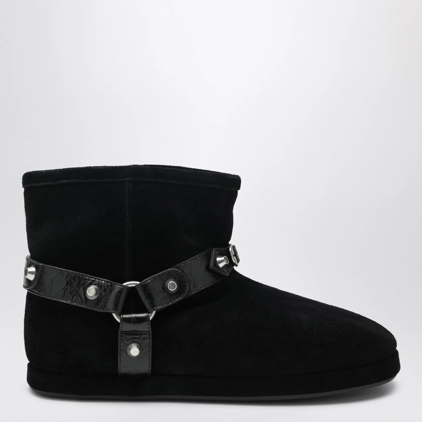 Black Alaska Soft Ankle Boots sold by Wanan Luxury
