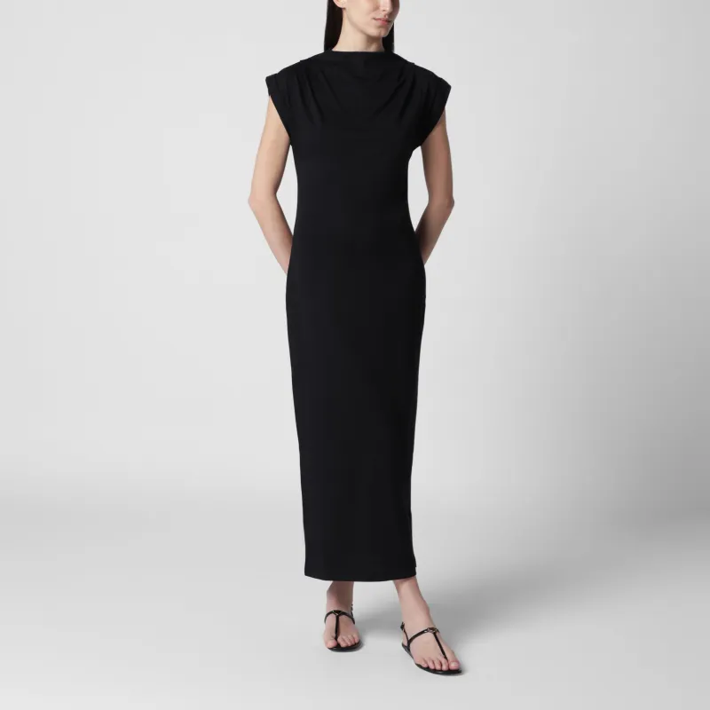 Alix Black Cotton-Blend Dress made by Anine Bing