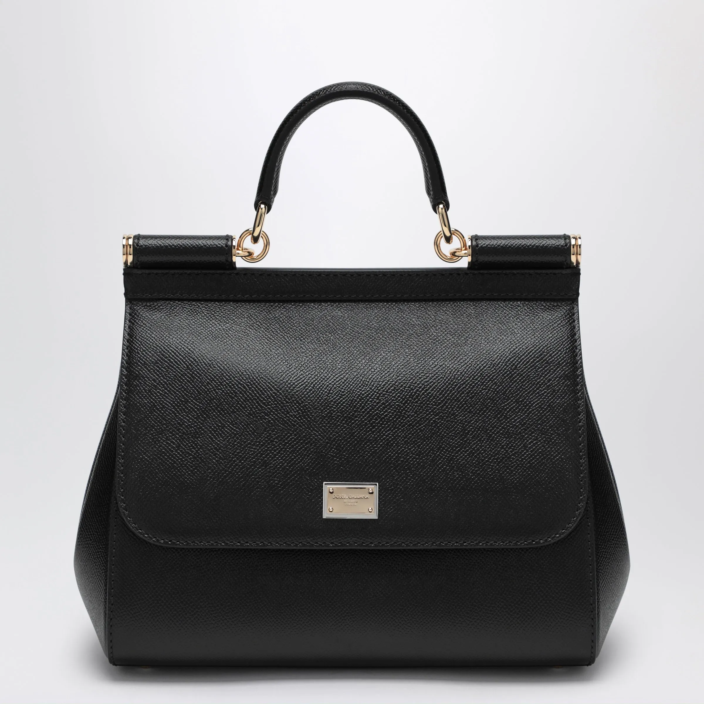 Large Black Sicily Handbag sold by Wanan Luxury