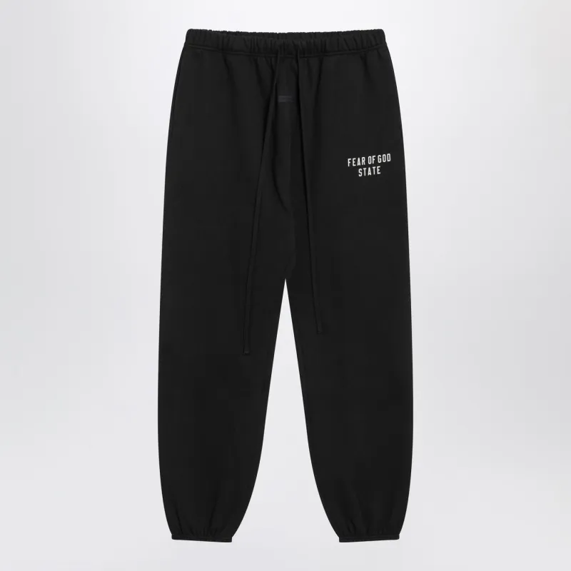 Black Jogging Trousers With Logo made by Fear of God