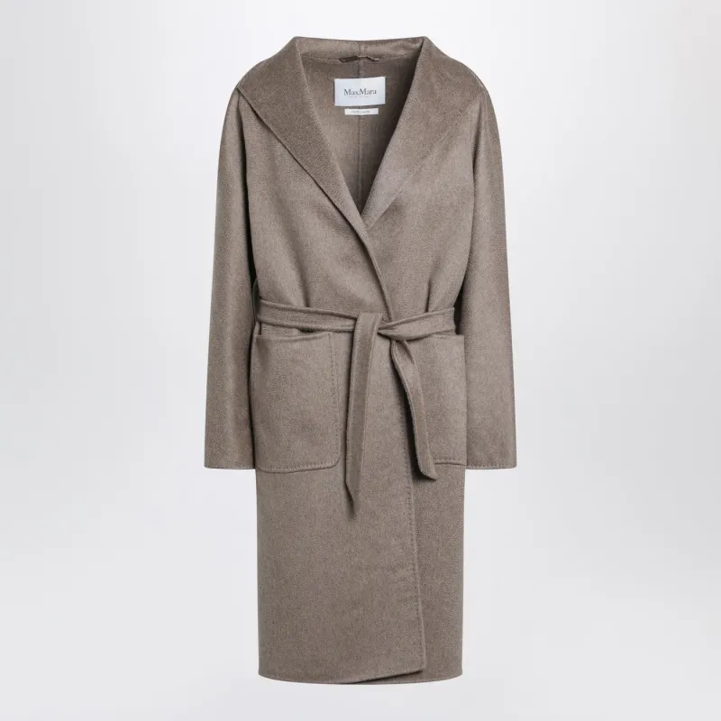 Hazelnut Midi Cardigan Coat In Cashmere made by MaxMara