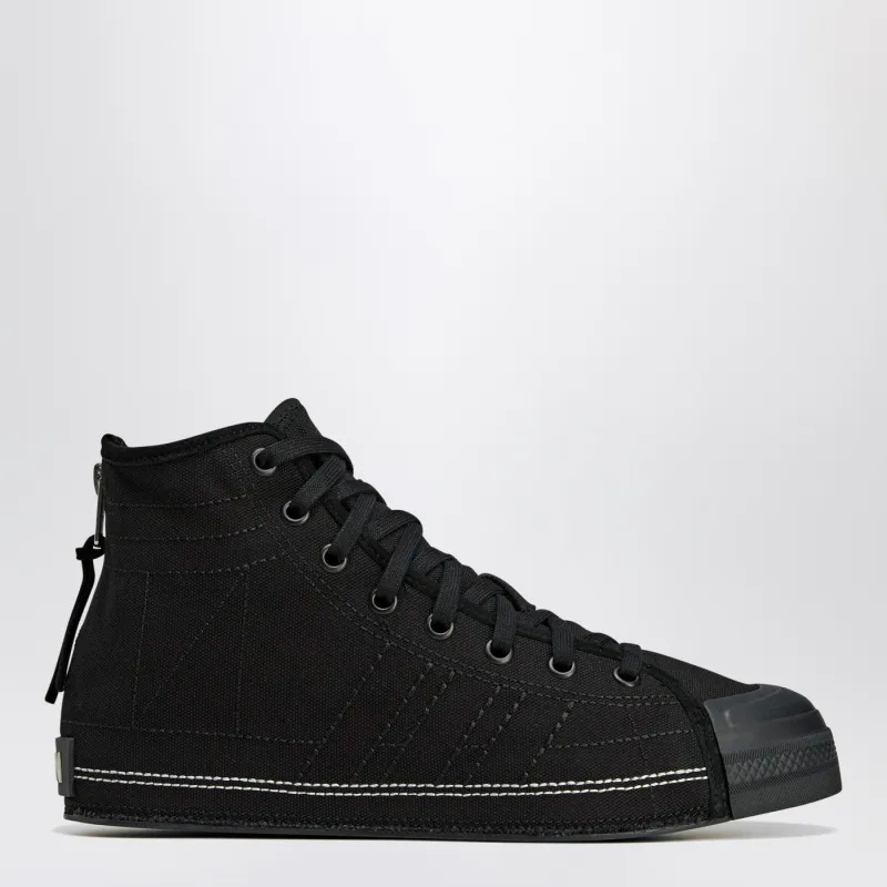 Black Canvas Sneakers made by Wanan Luxury