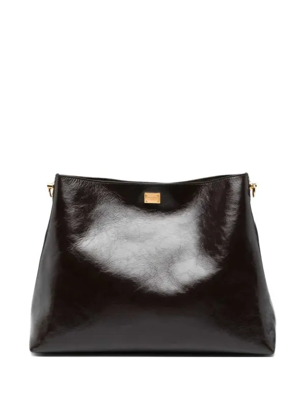 Shoulder Bag With Logo Plaque made by Dolce & Gabanna