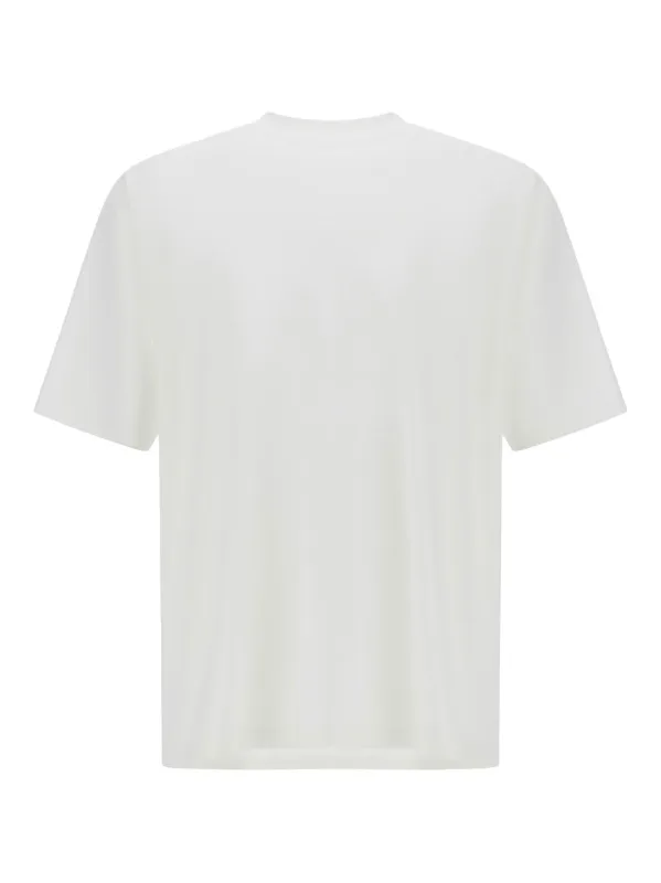 Stretch-Cotton Jersey T-Shirt With Scuba Details made by Herno