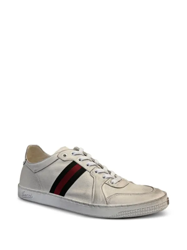 Stretch Leather Snealers made by Gucci