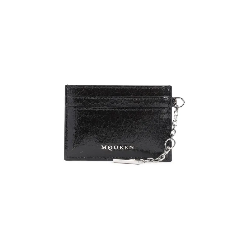 Credit Card Case Black made by Alexander McQueen
