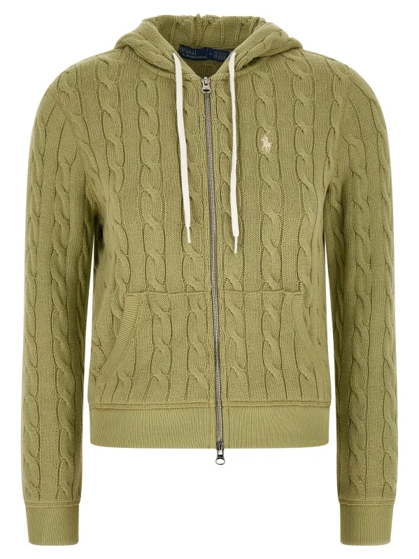 Hooded Cardigan Sweaters And Cardigans Green made by Polo by Ralph Lauren