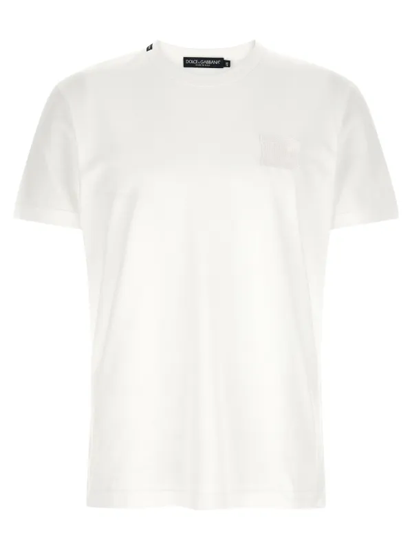Dg T-Shirt White made by Dolce & Gabanna