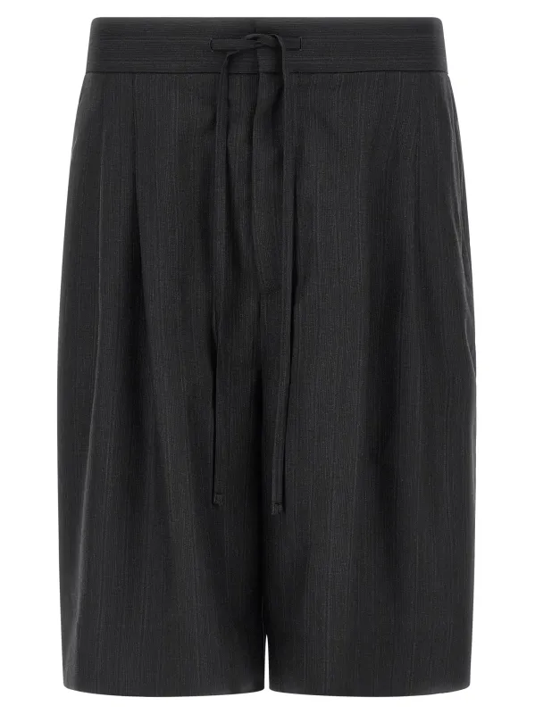 Pinstripe Bermuda Shorts Bermuda And Short Black made by Fear of God