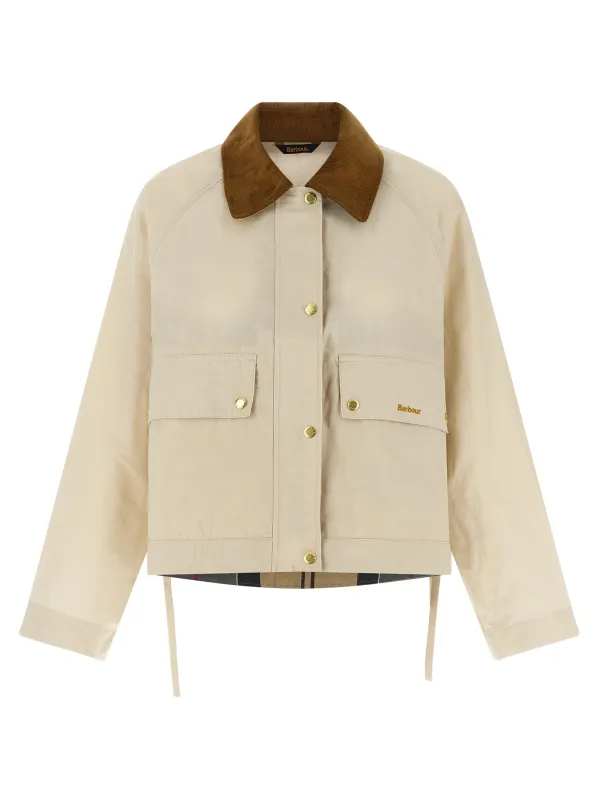 Medland Puffer Jackets Beige made by Barbour