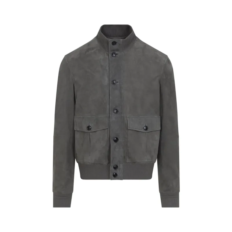 Leather Grey made by Ermenegildo Zegna