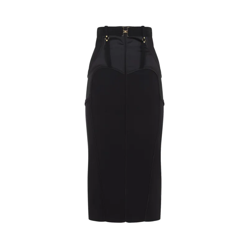 Midi Skirts Black made by Elisabetta Franchi