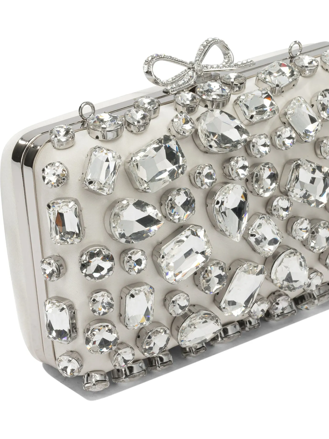 Clutch With Crystals Clutches White sold by Wanan Luxury product image thumbnail 4