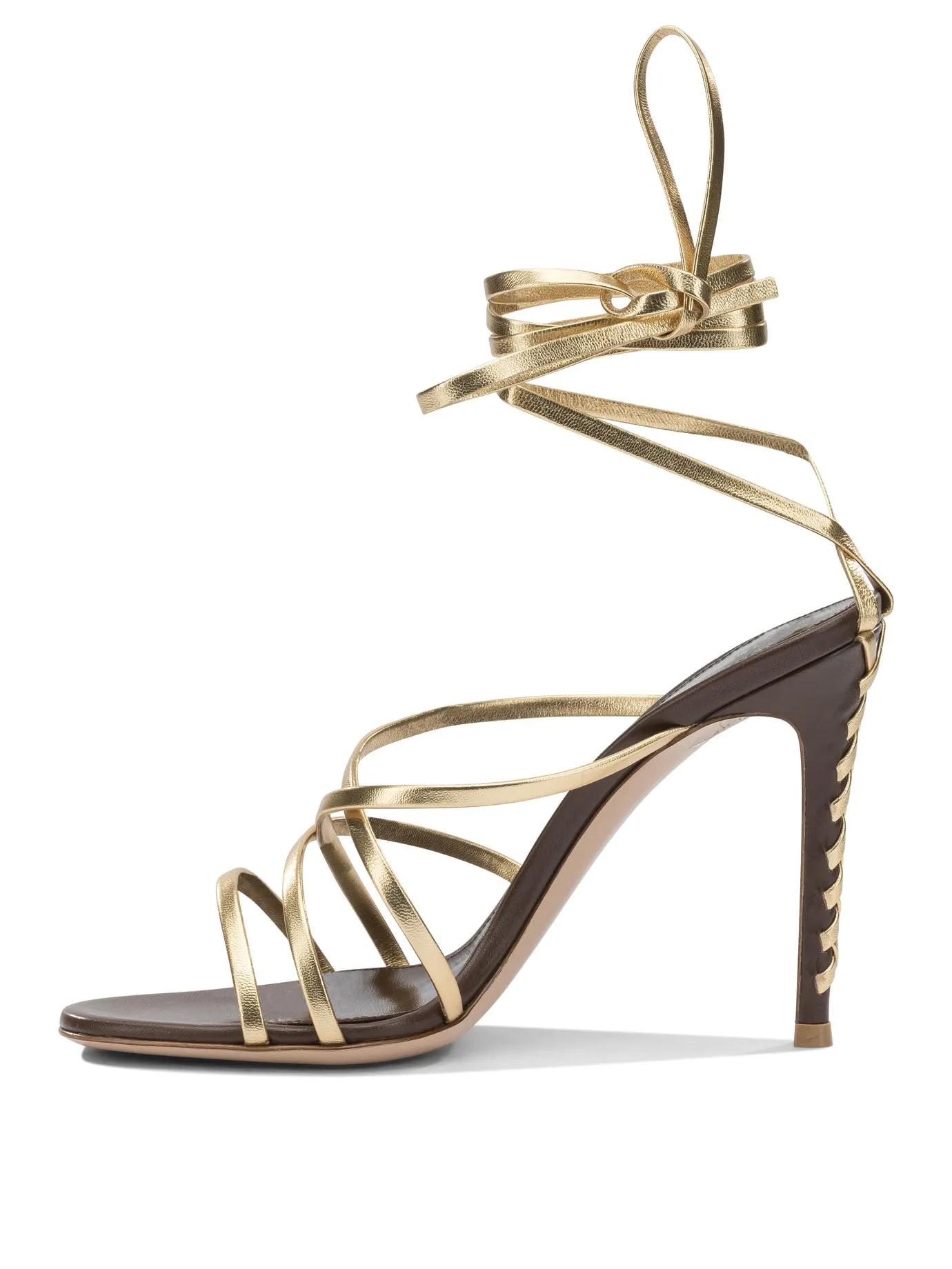 Heeled Sandals Gold sold by Wanan Luxury product image thumbnail 3