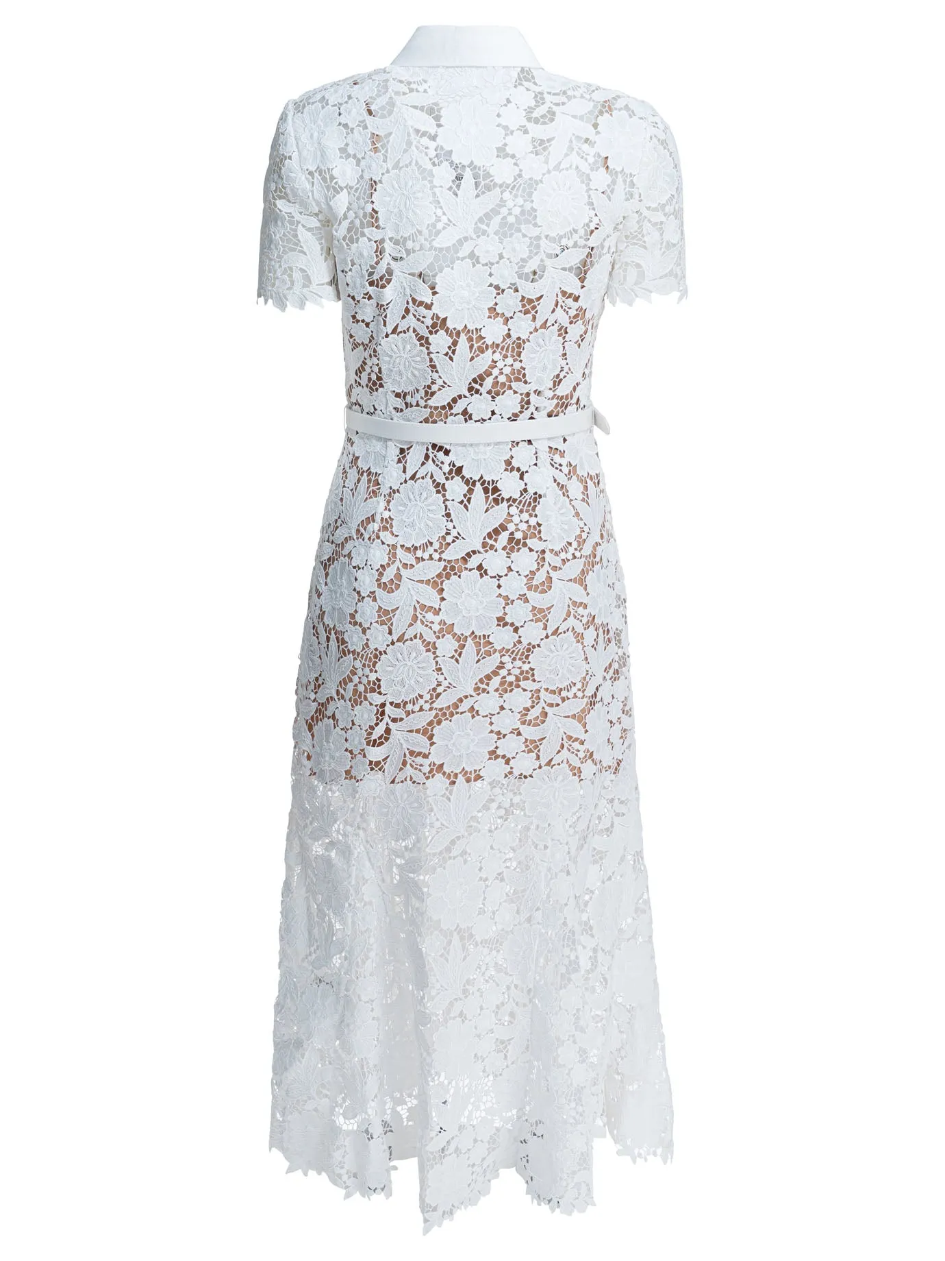 Embroidered Midi Dress Dresses White sold by Wanan Luxury product image thumbnail 2