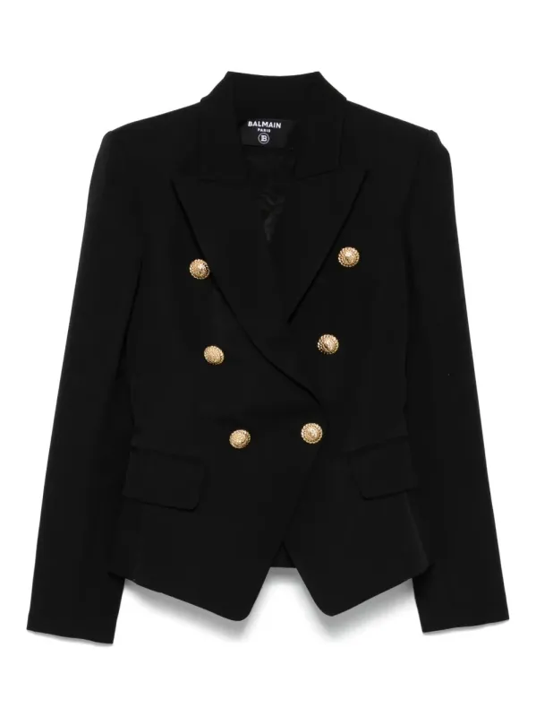 Double-Breasted Wool Fitted Jacket sold by Wanan Luxury