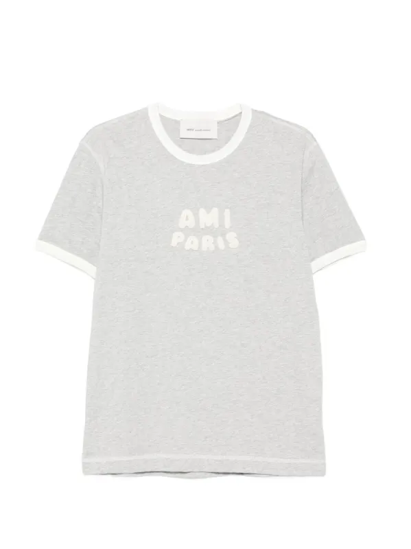 Logo Cotton T-Shirt made by Ami