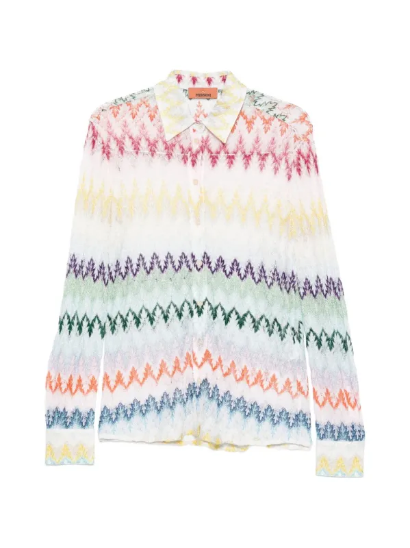 Zig Zag Print Shirt made by Missoni