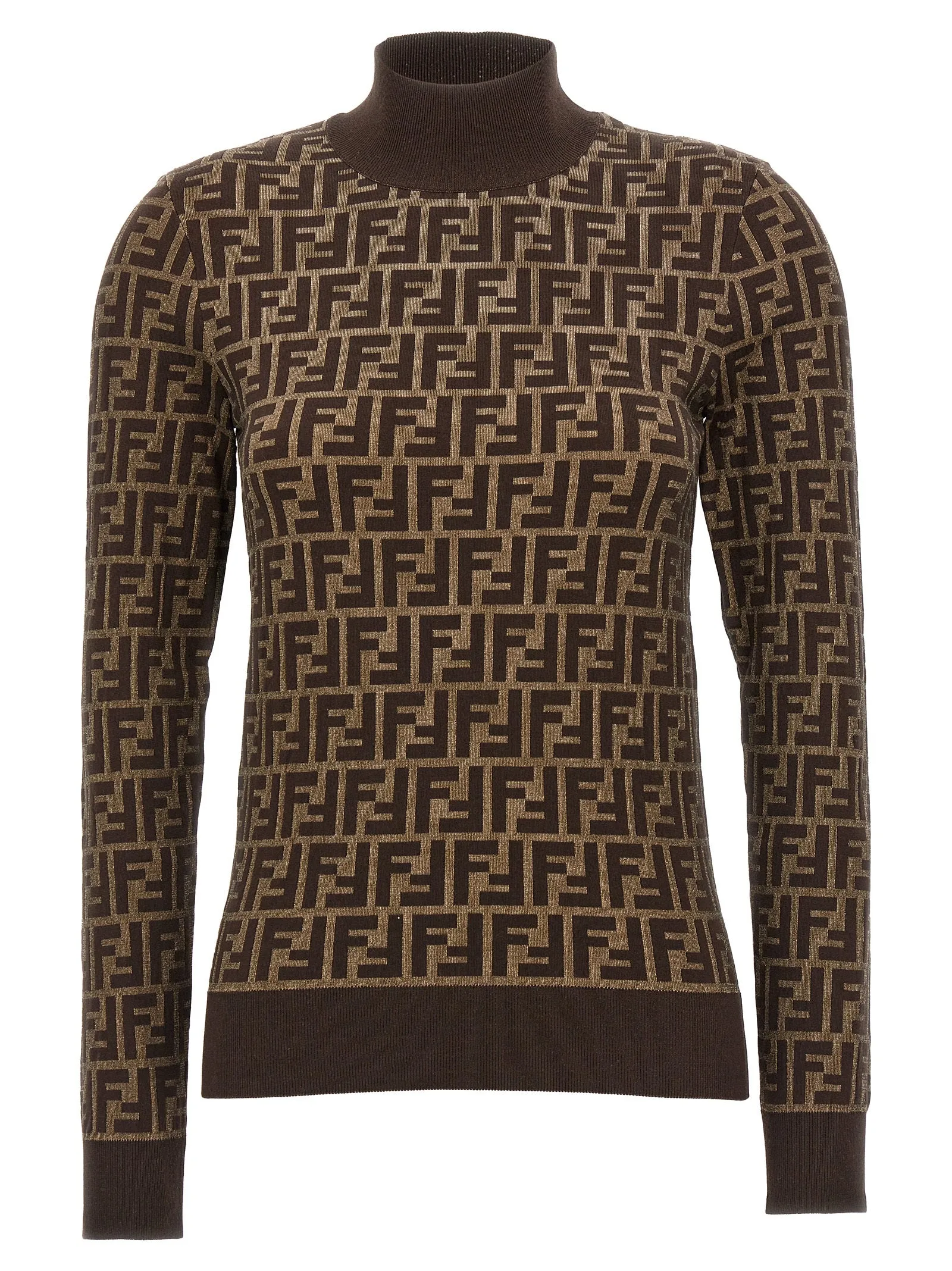 Ff Sweaters And Cardigans Brown sold by Wanan Luxury