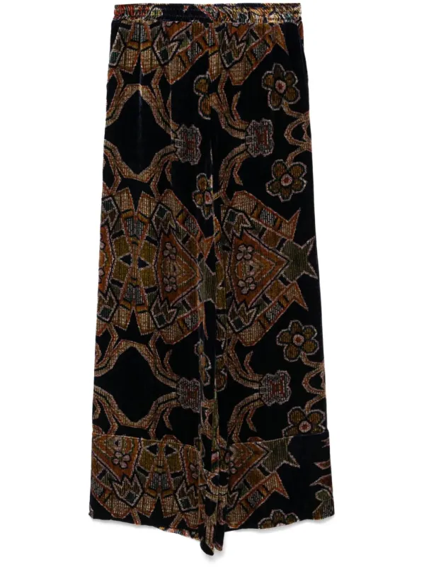 Silk Printed Trousers made by Pierre-Louis Mascia