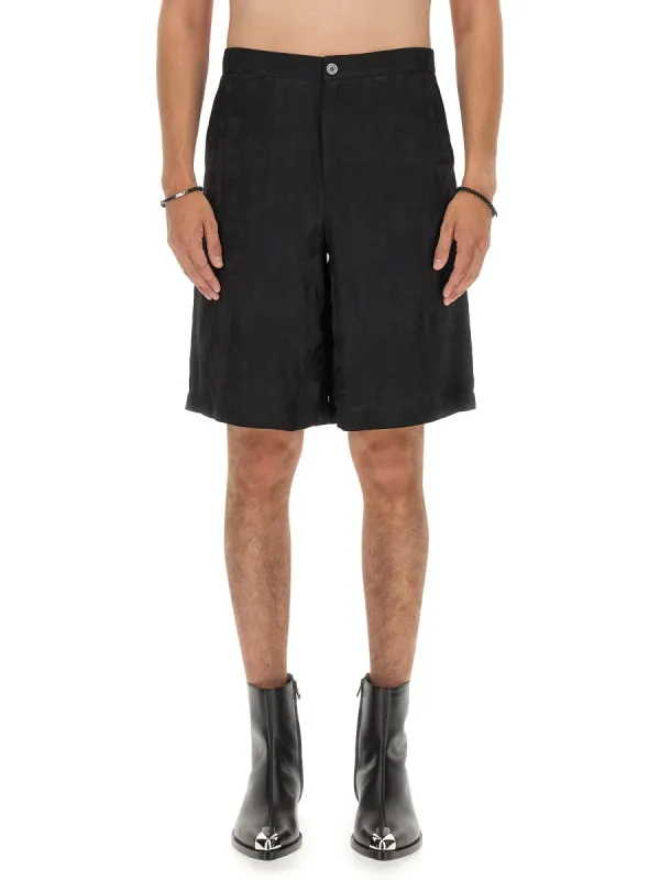 Viscose Bermuda Shorts made by Alexander McQueen