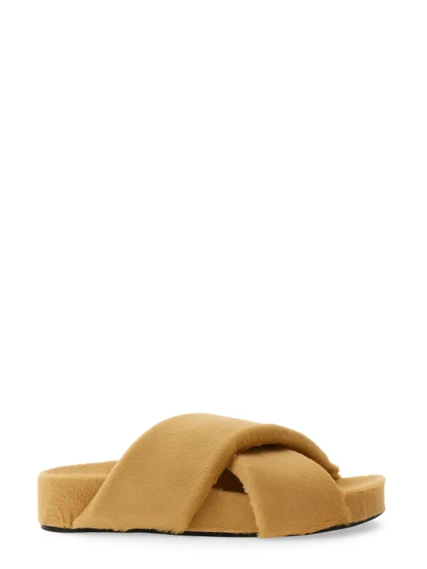 Crisscross Sandal made by Jil Sander