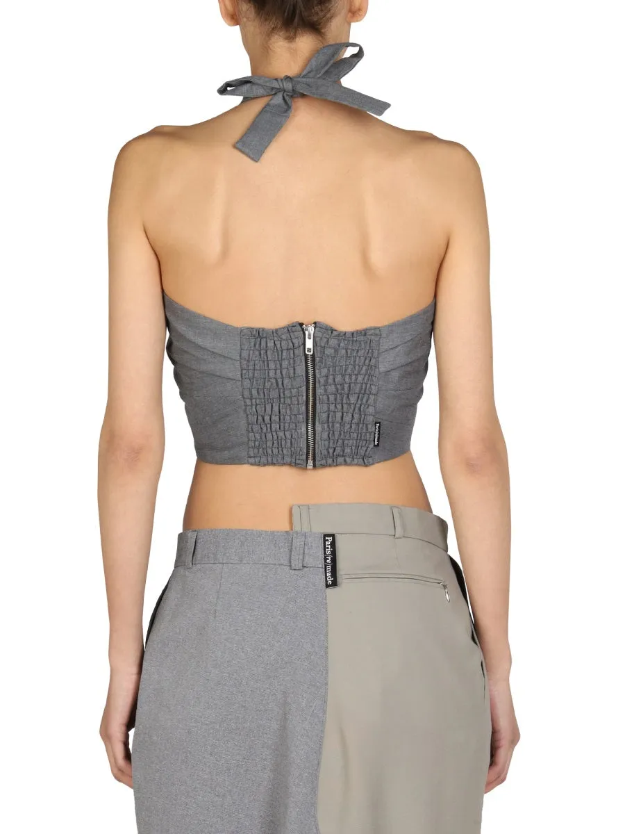 Top With Crossed Straps sold by Wanan Luxury product image thumbnail 3