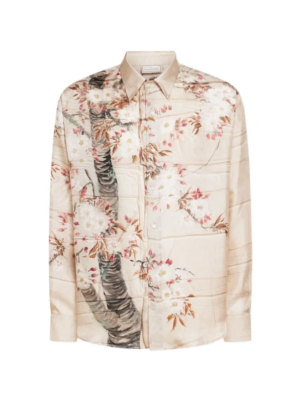 Printed Silk Shirt made by Pierre-Louis Mascia