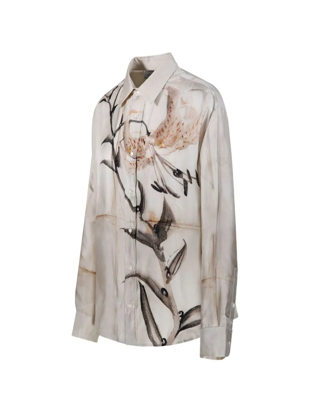 Printed Silk Shirt sold by Wanan Luxury product image thumbnail 4