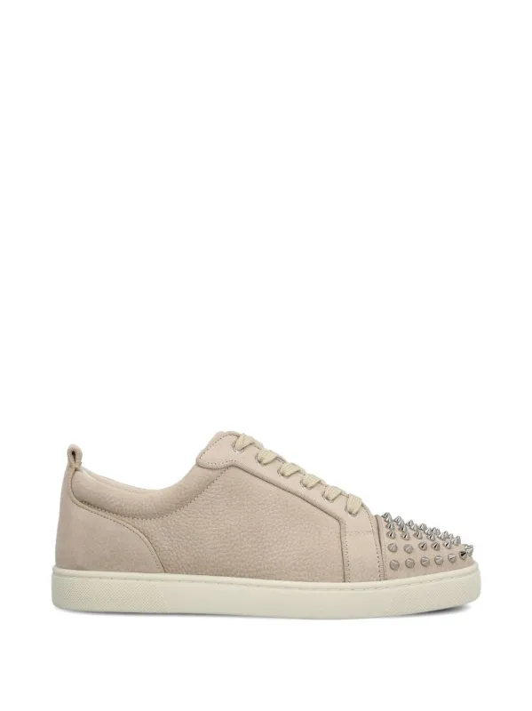 Louis Junior Spikes Leather Sneakers made by Christian Louboutin