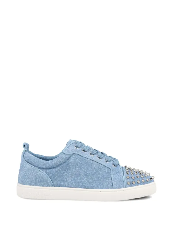 Louis Junior Spikes Leather Sneakers made by Christian Louboutin