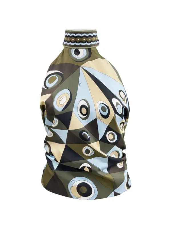 Printed Silk Top sold by Wanan Luxury