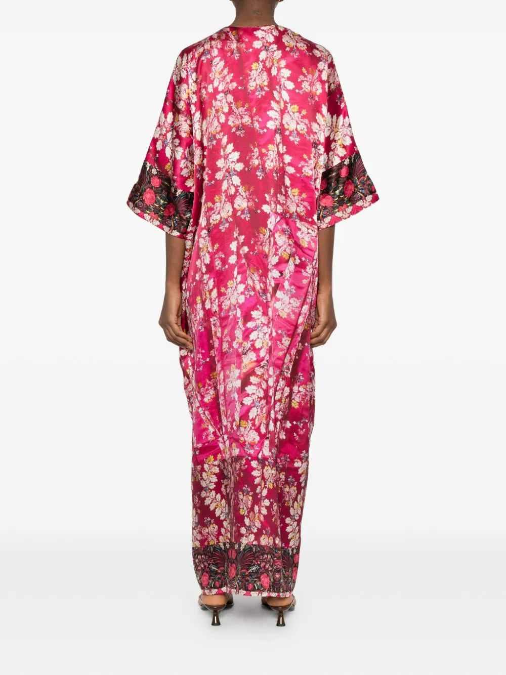 Pritned Silk Dress sold by Wanan Luxury product image thumbnail 5