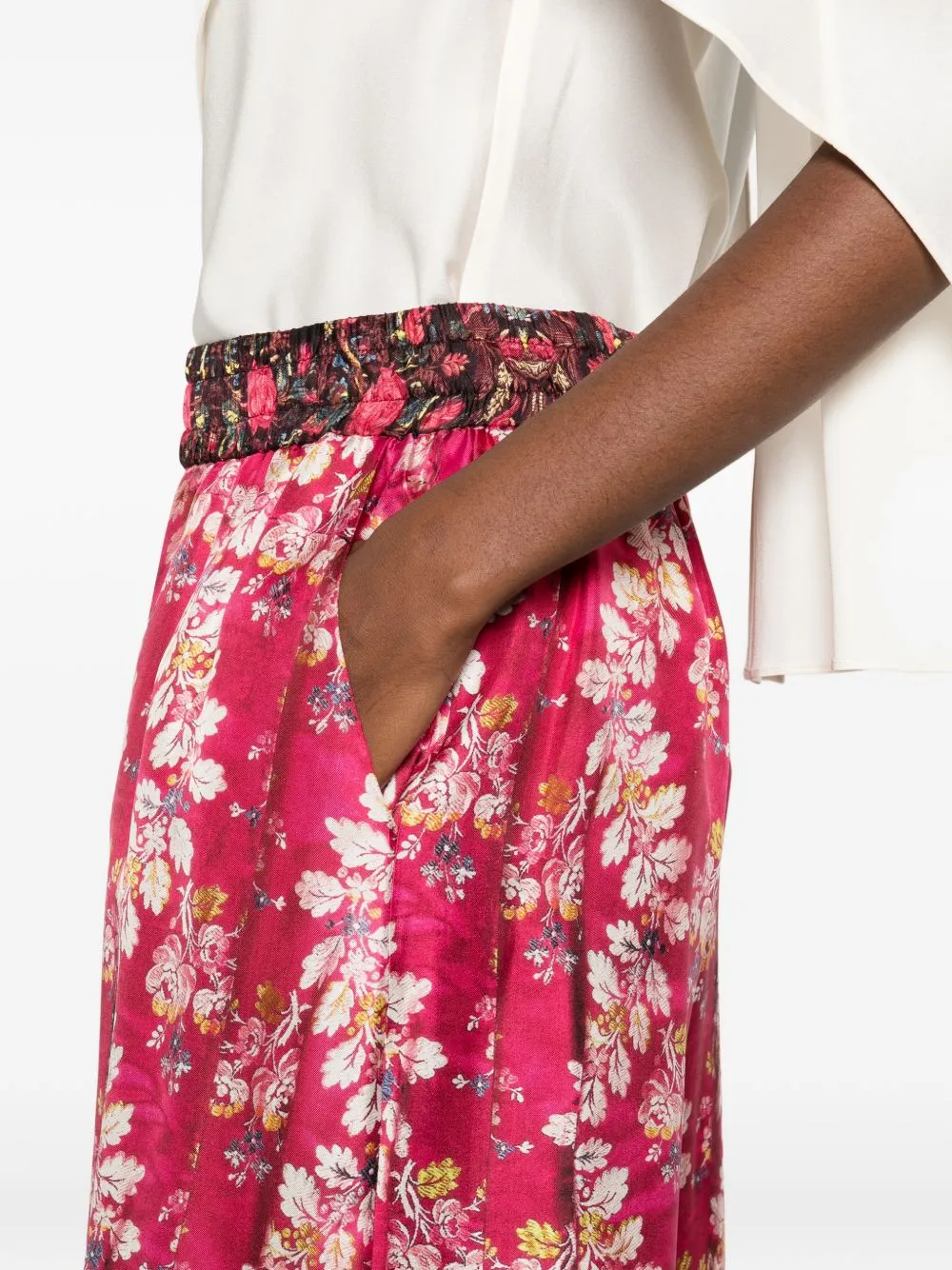 Printed Silk Trousers sold by Wanan Luxury product image thumbnail 2