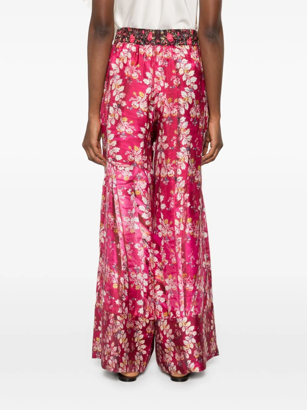 Printed Silk Trousers sold by Wanan Luxury product image thumbnail 5