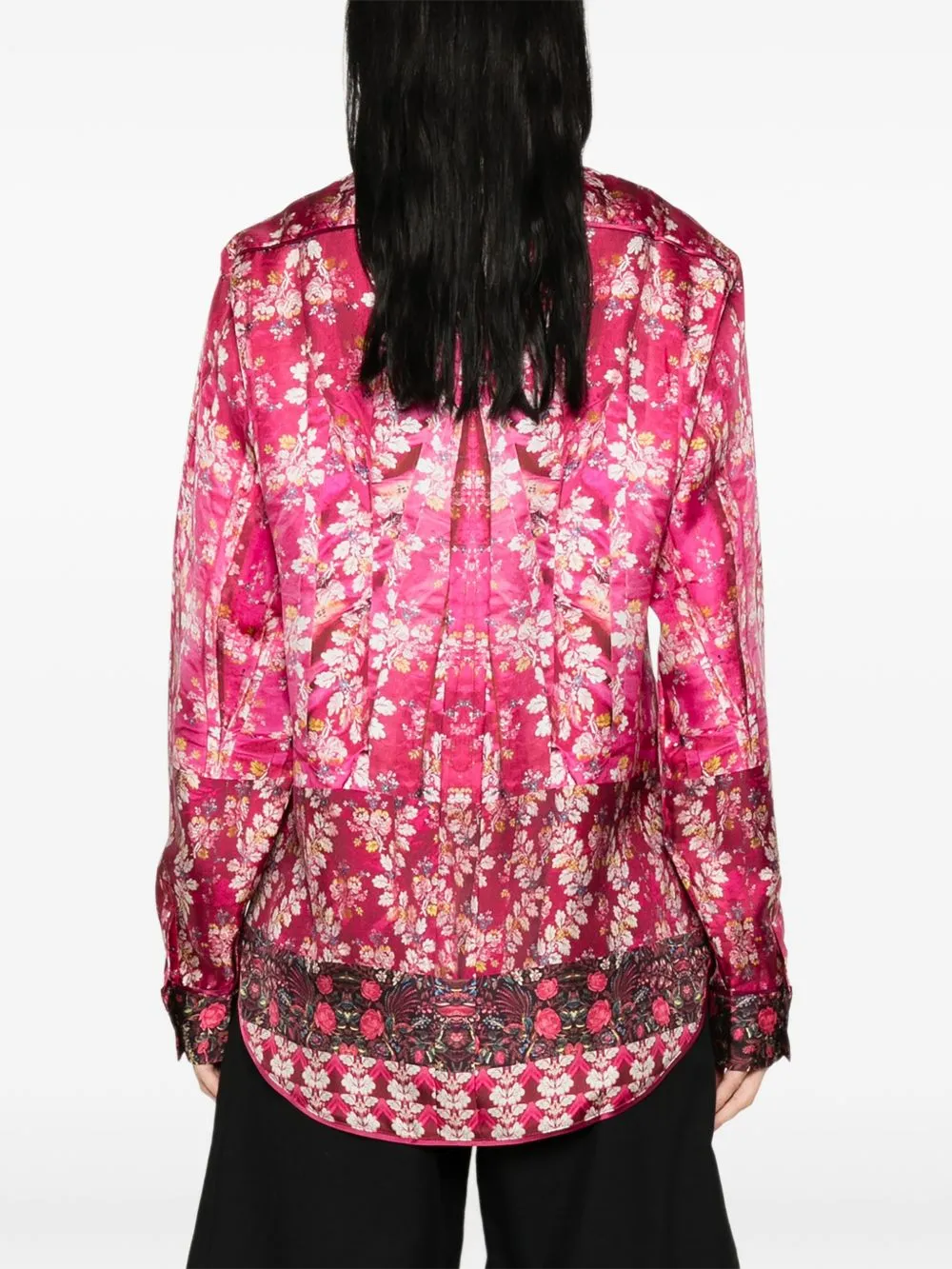 Printed Silk Trousers sold by Wanan Luxury product image thumbnail 5