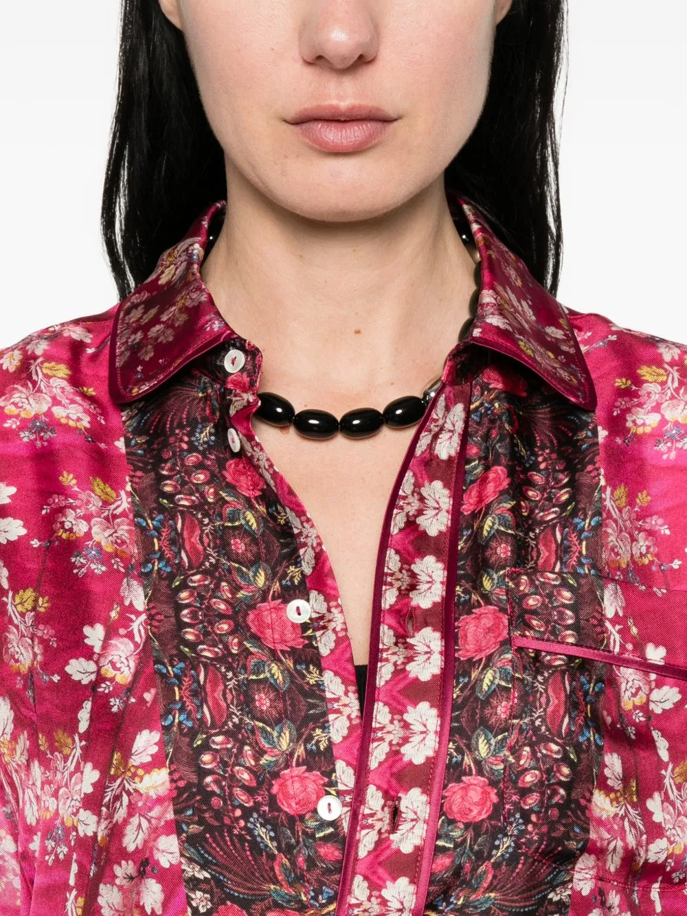 Printed Silk Trousers sold by Wanan Luxury product image thumbnail 2