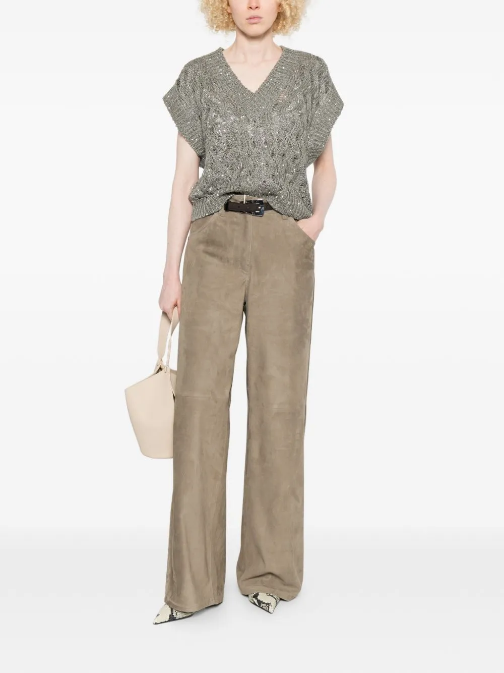 Linen And Silk Top sold by Wanan Luxury product image thumbnail 5
