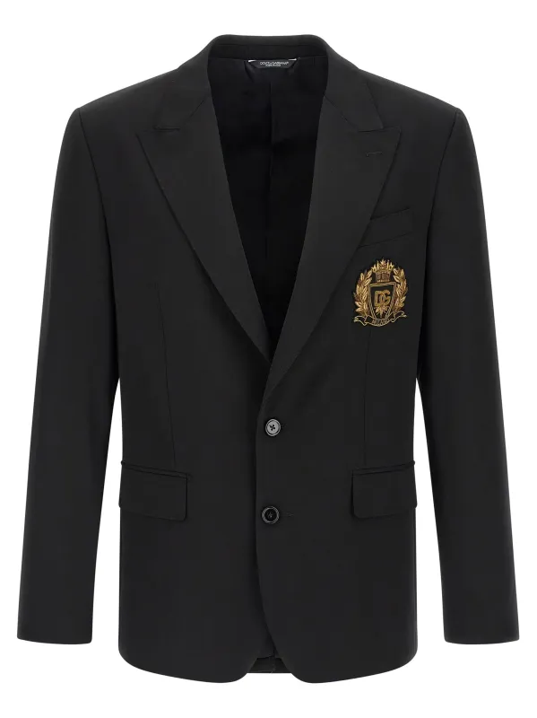 Sicilia Light Blazer Black sold by Wanan Luxury