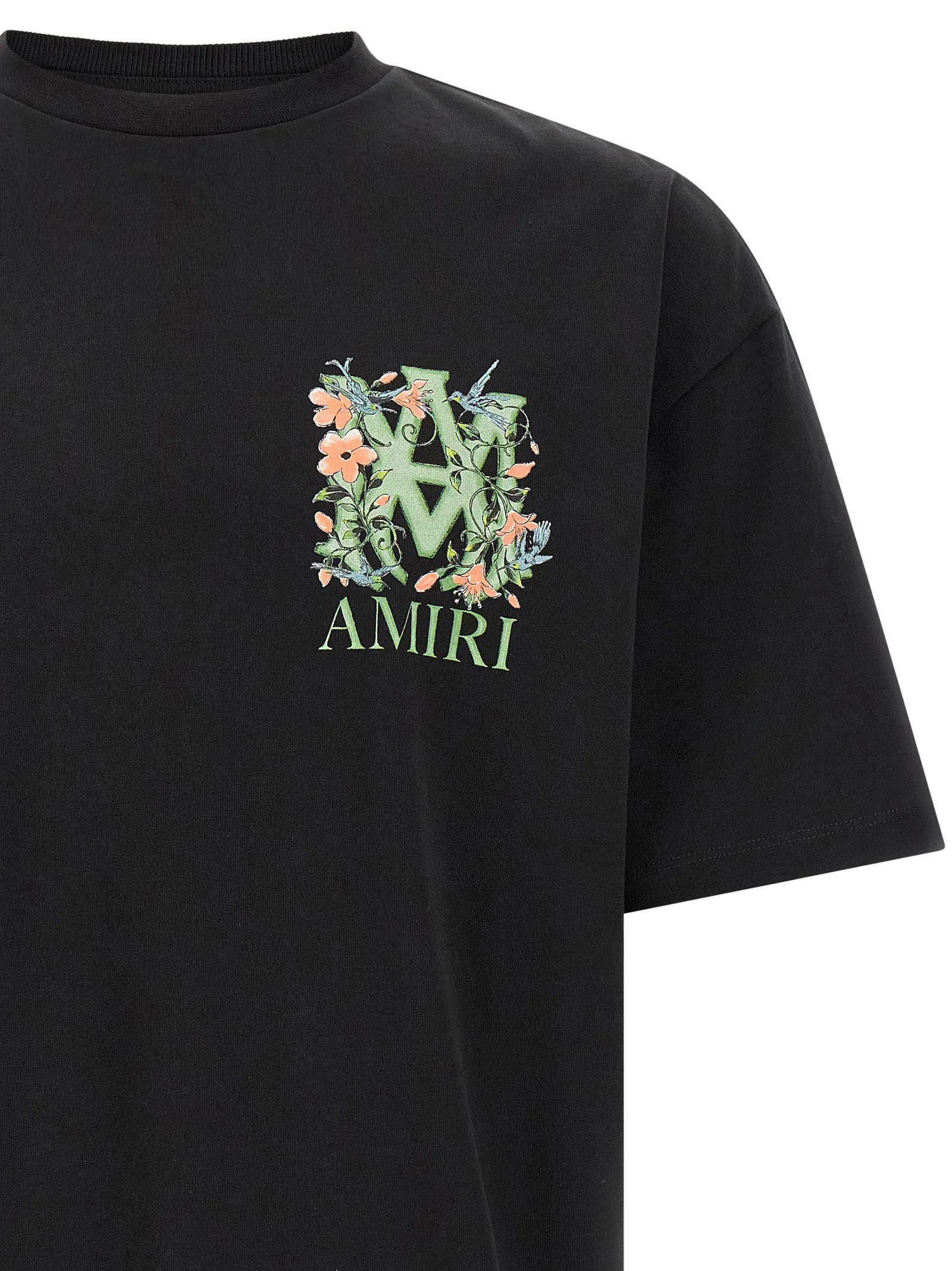 Ma Floral T-Shirt Black sold by Wanan Luxury product image thumbnail 3