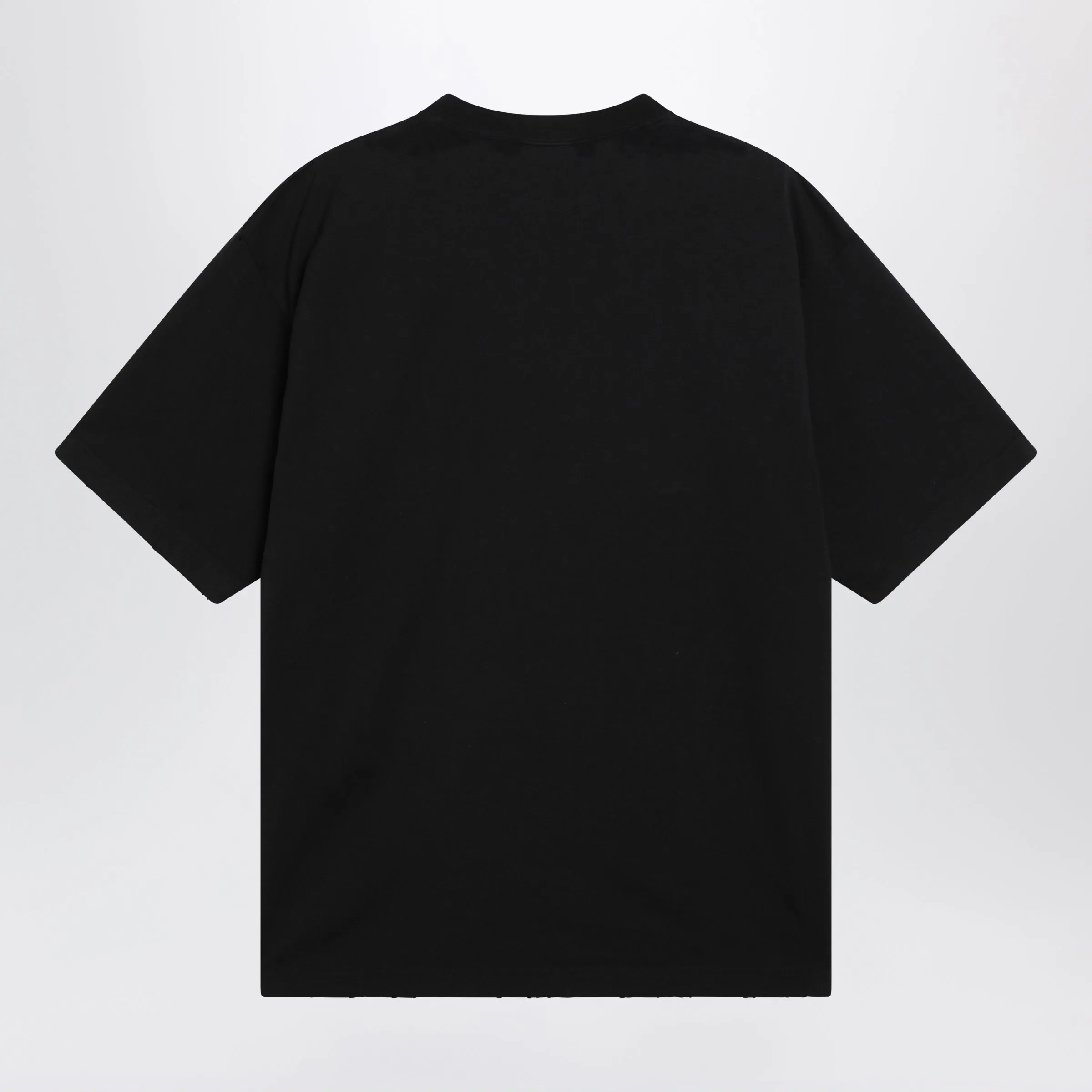 Black Oversized T-Shirt With Logo Print sold by Wanan Luxury product image thumbnail 2