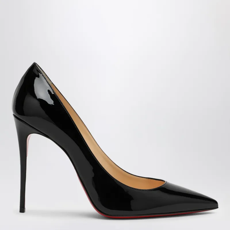 Black Patent Leather Décollette made by Christian Louboutin