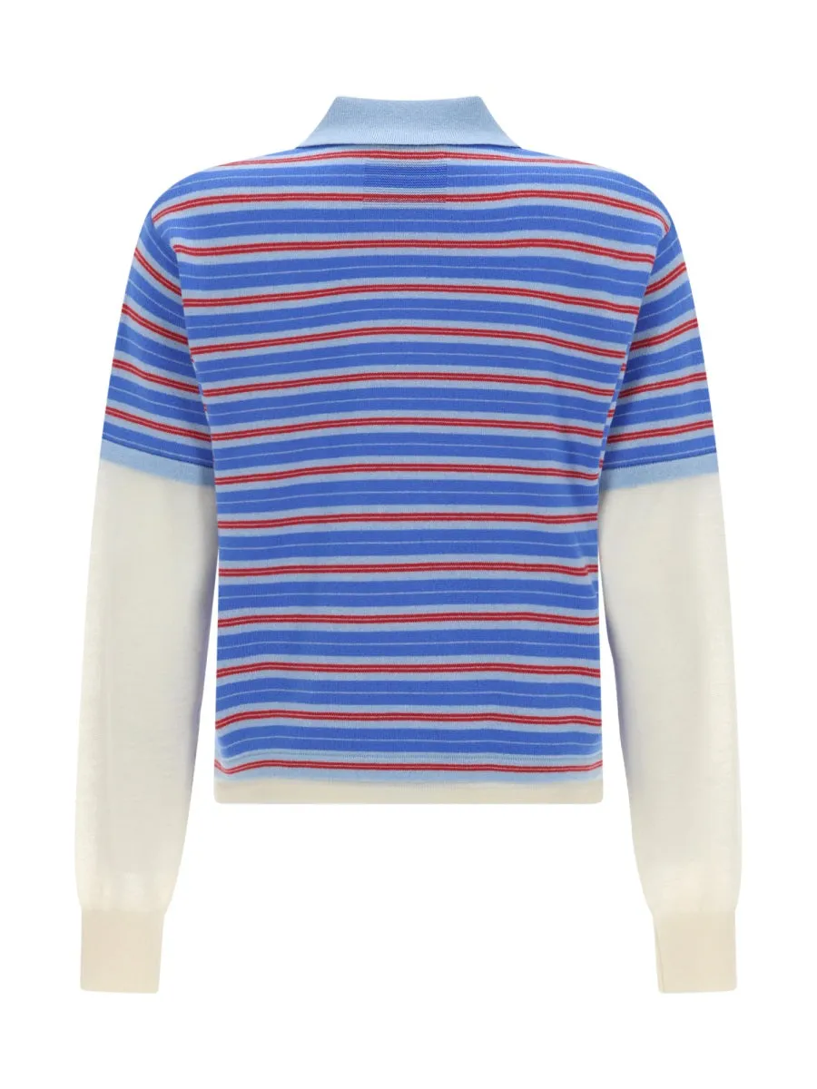 "Layered Stripe Rugby" Polo Shirt sold by Wanan Luxury product image thumbnail 2