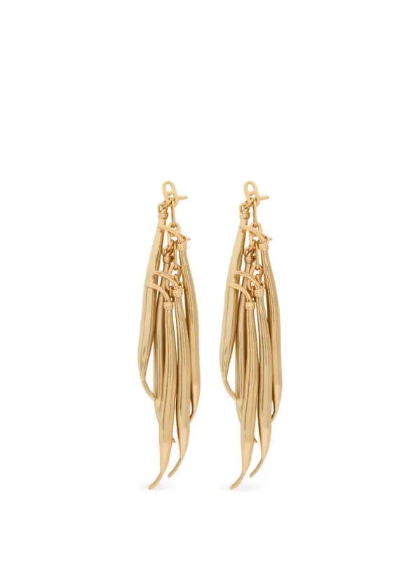 Haricots Drop Earrings sold by Wanan Luxury