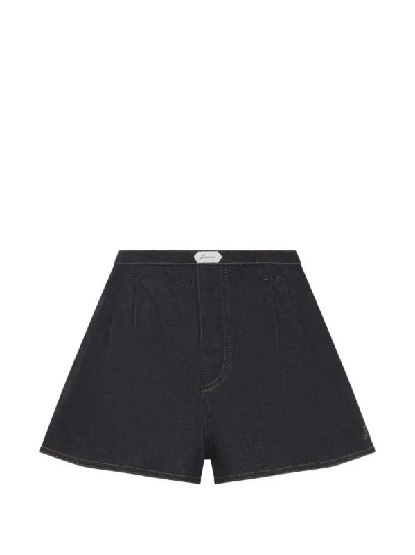 Pleated Cotton Shorts made by Jacquemus