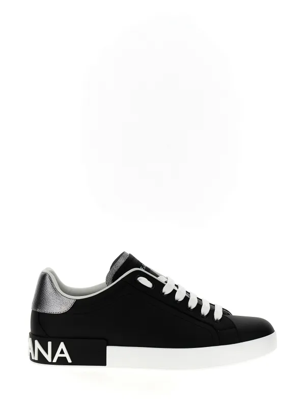 Portofino Sneakers White/Black made by Dolce & Gabanna