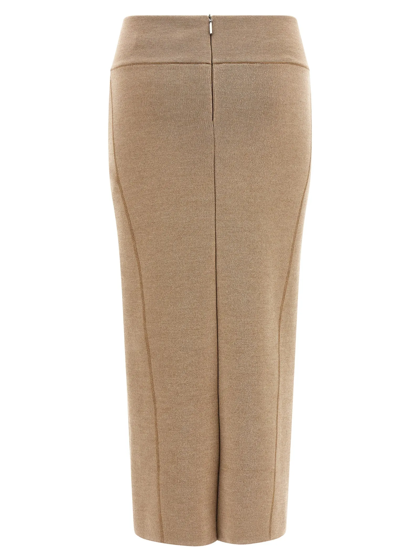 La Jupe Maille Doppio Skirts Beige sold by Wanan Luxury product image thumbnail 2