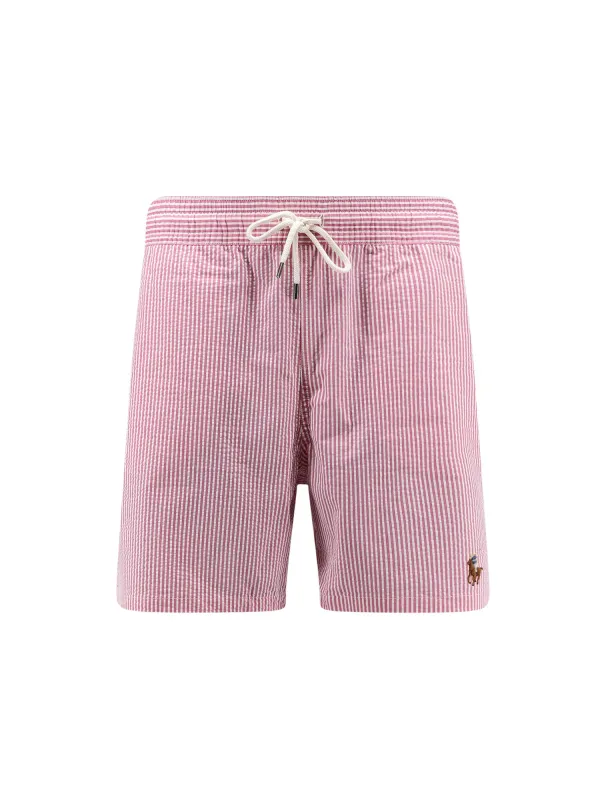 Cotton Blend Swim Trunks made by Wanan Luxury